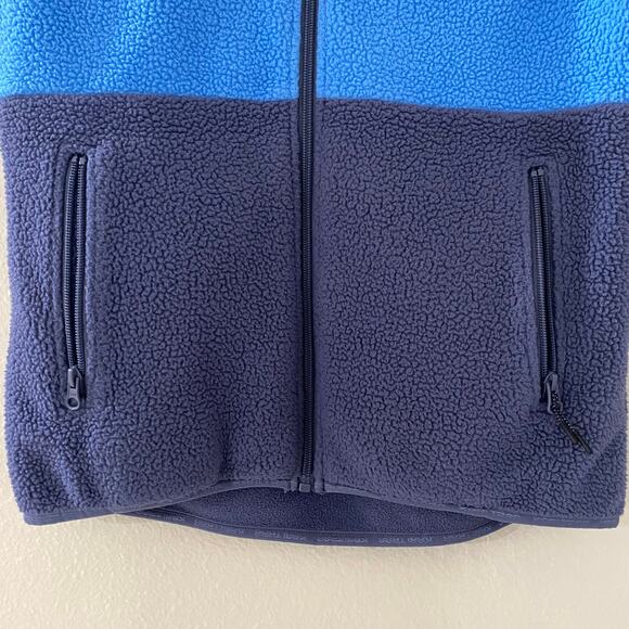 KARI TRAA Ane Fleece Vest White Blue Block Size Small - Picture 3 of 8